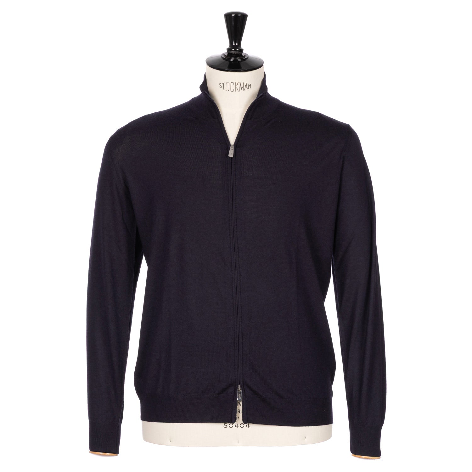 Zip Cardigan "Favonio Open" made from the Finest Merino Wool